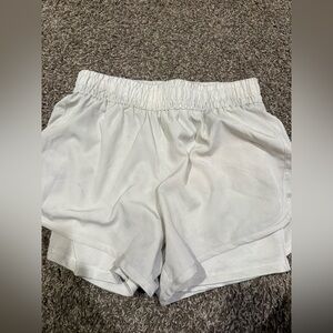 Women's White Athletic Shorts condition as shown